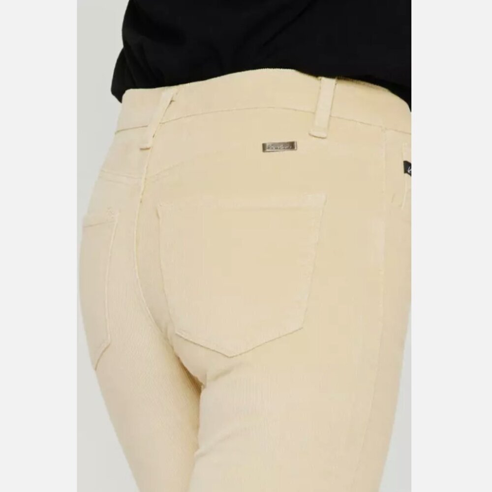 KanCan Lupe‎ High Rise Corduroy Pants Jeans Womens 9/28 Beige Ankle Crop - Picture 4 of 12